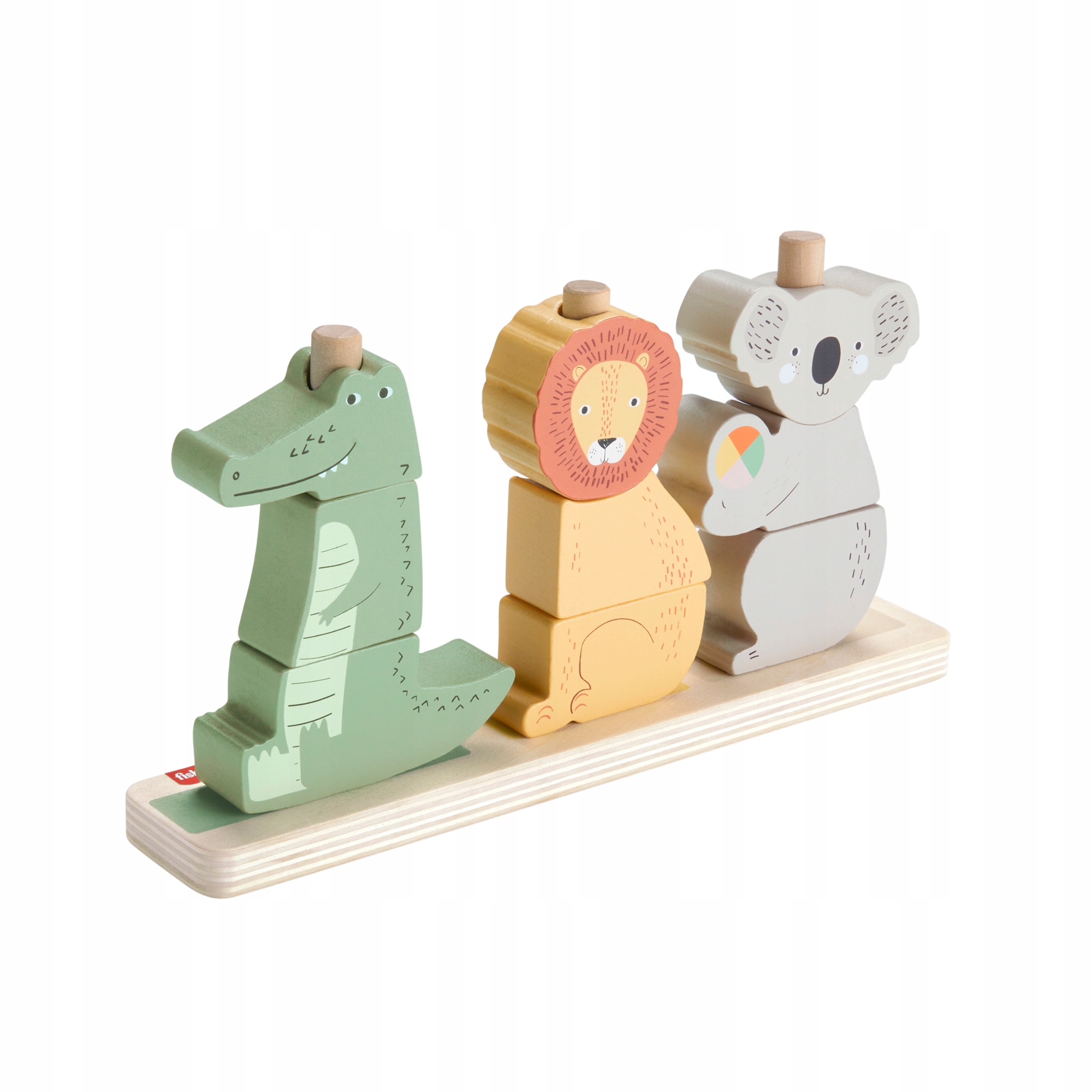 Fisher-Price Drevená hračka na triedenie zvieratiek 12m+ HXV04